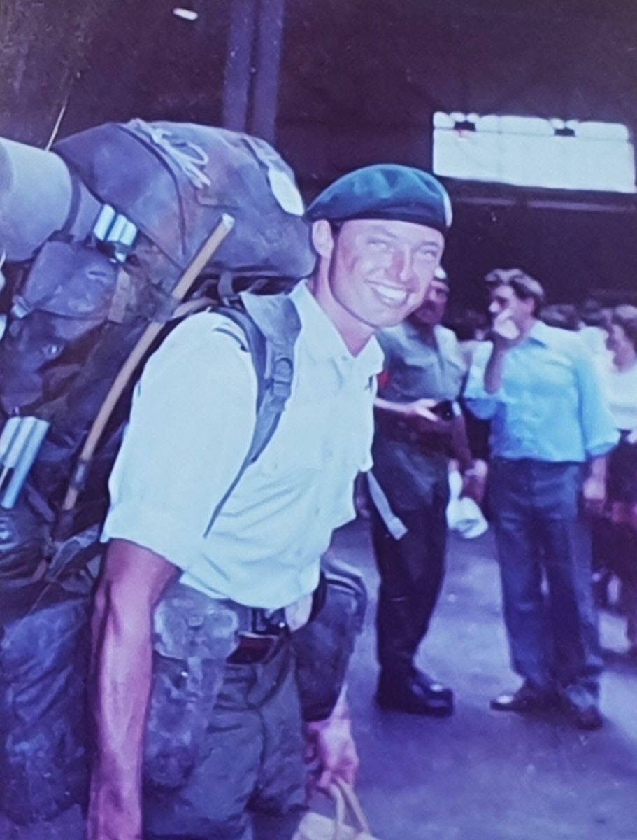 Falklands - Tony safely home